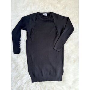 Legoe Heritage Maternity & Nursing Dress Black Knit Small